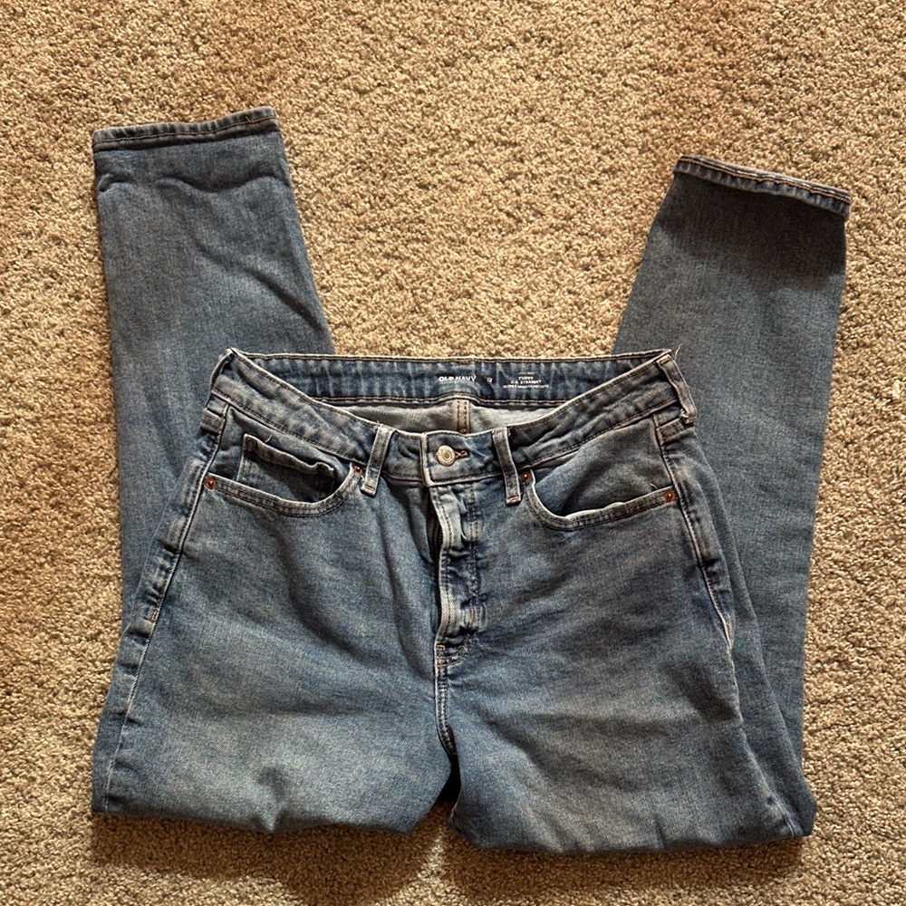 Old Navy high rise curvy o.g. Straight jeans size 12